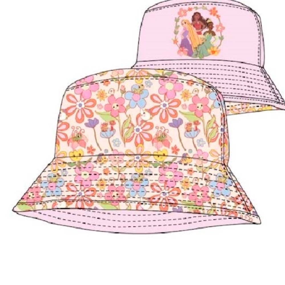 Disney Princess Girls Bucket Hat Reversible
